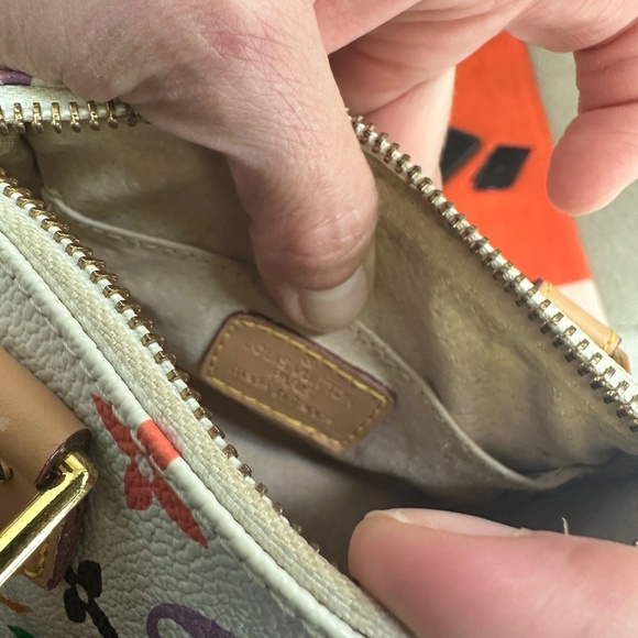 Louis Vuitton White Multicolor Mini Speedy Handbag - Picture 8 of 11